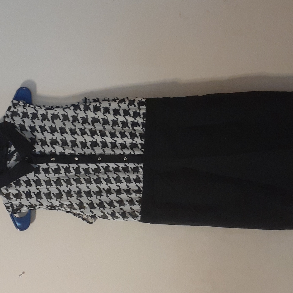 - Womens Black & White Dress